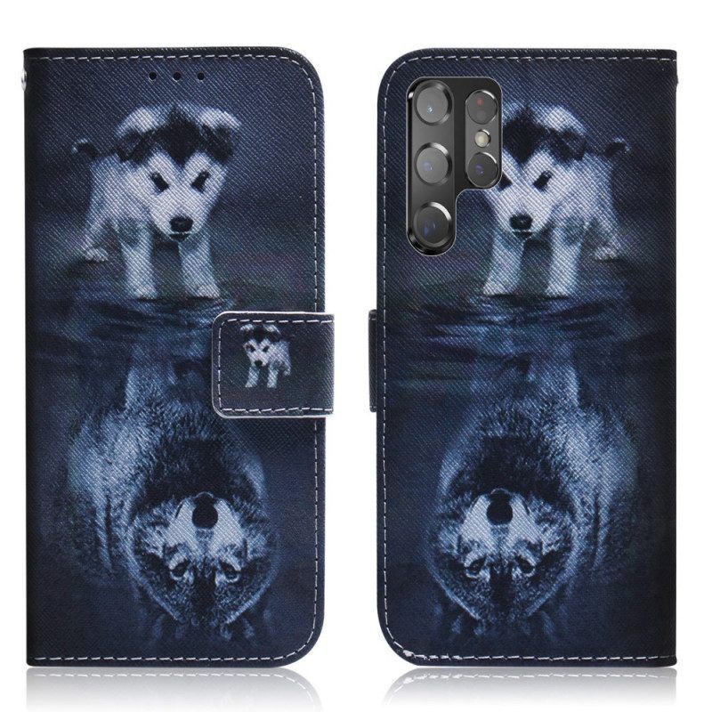 Folio-hoesje voor Samsung Galaxy S22 Ultra 5G Ernesto De Wolf