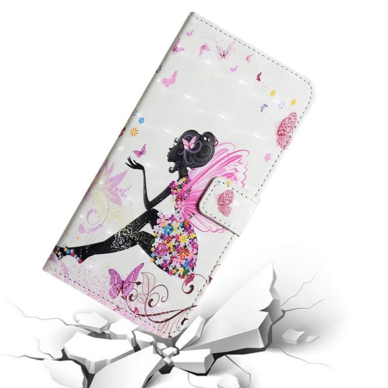 Folio-hoesje voor Samsung Galaxy S22 Ultra 5G Magische Fee