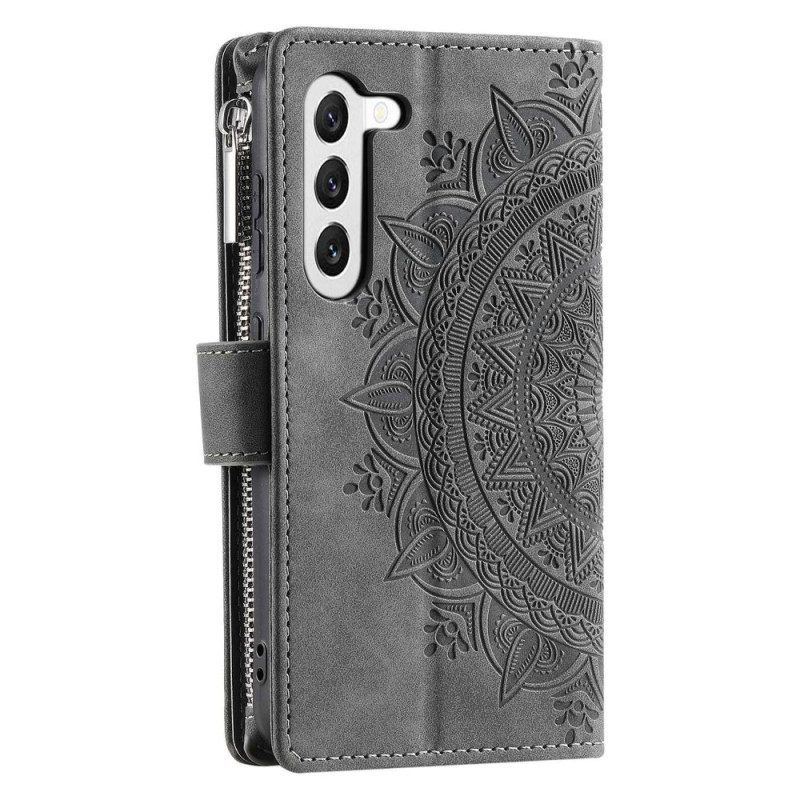 Folio-hoesje voor Samsung Galaxy S23 5G Multifunctionele Mandala