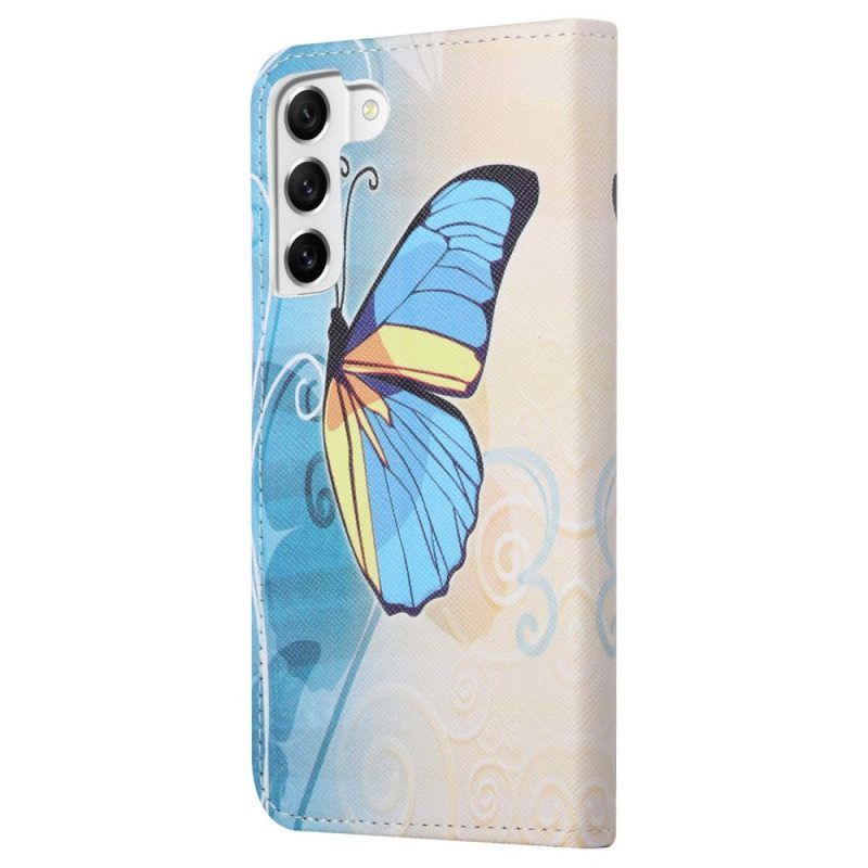 Folio-hoesje voor Samsung Galaxy S23 5G Sublieme Vlinders