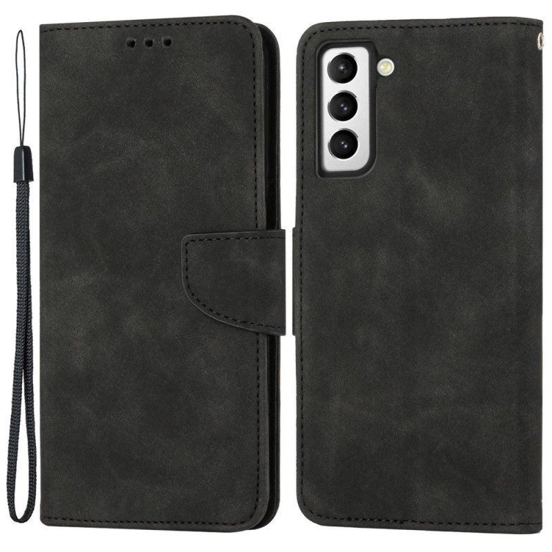 Folio-hoesje voor Samsung Galaxy S23 5G Vintage Lederen Stijl