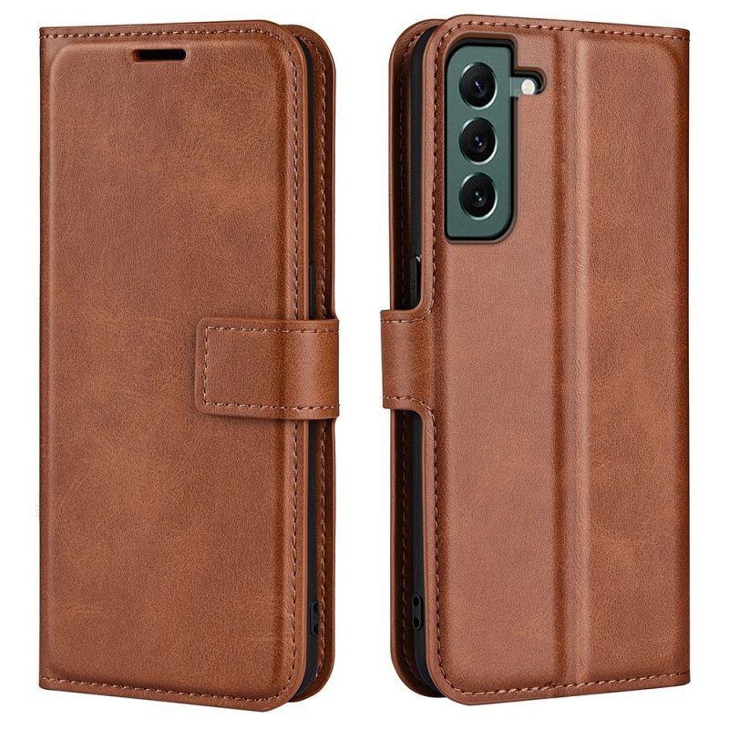 Folio-hoesje voor Samsung Galaxy S23 Plus 5G Stijl Leer Kleur