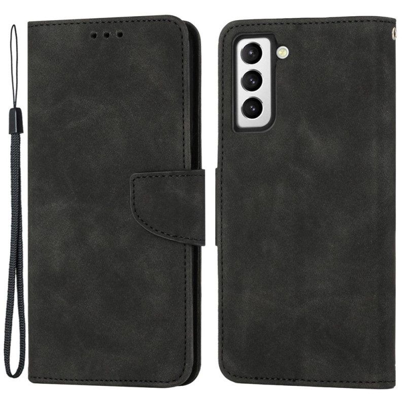 Folio-hoesje voor Samsung Galaxy S23 Plus 5G Vintage Lederen Stijl