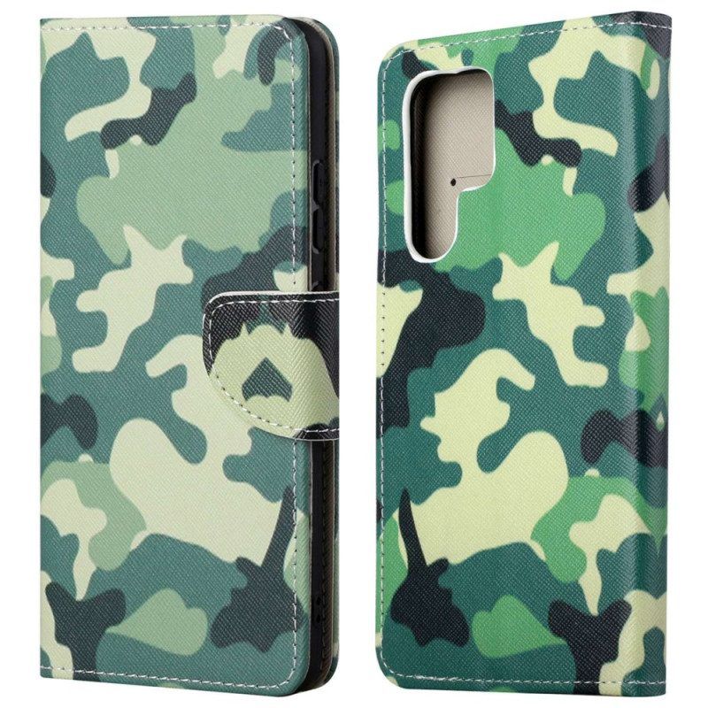 Folio-hoesje voor Samsung Galaxy S23 Ultra 5G Camouflage