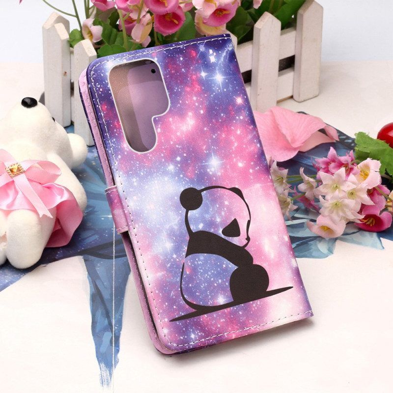 Folio-hoesje voor Samsung Galaxy S23 Ultra 5G Panda Galaxy