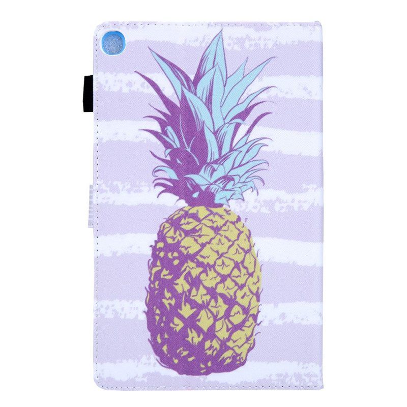 Folio-hoesje voor Samsung Galaxy Tab A8 (2021) Ananas Ontwerp