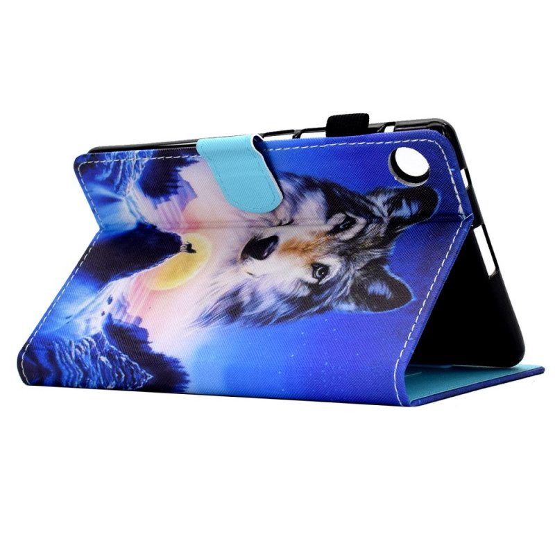 Folio-hoesje voor Samsung Galaxy Tab A8 (2021) Berg Wolf