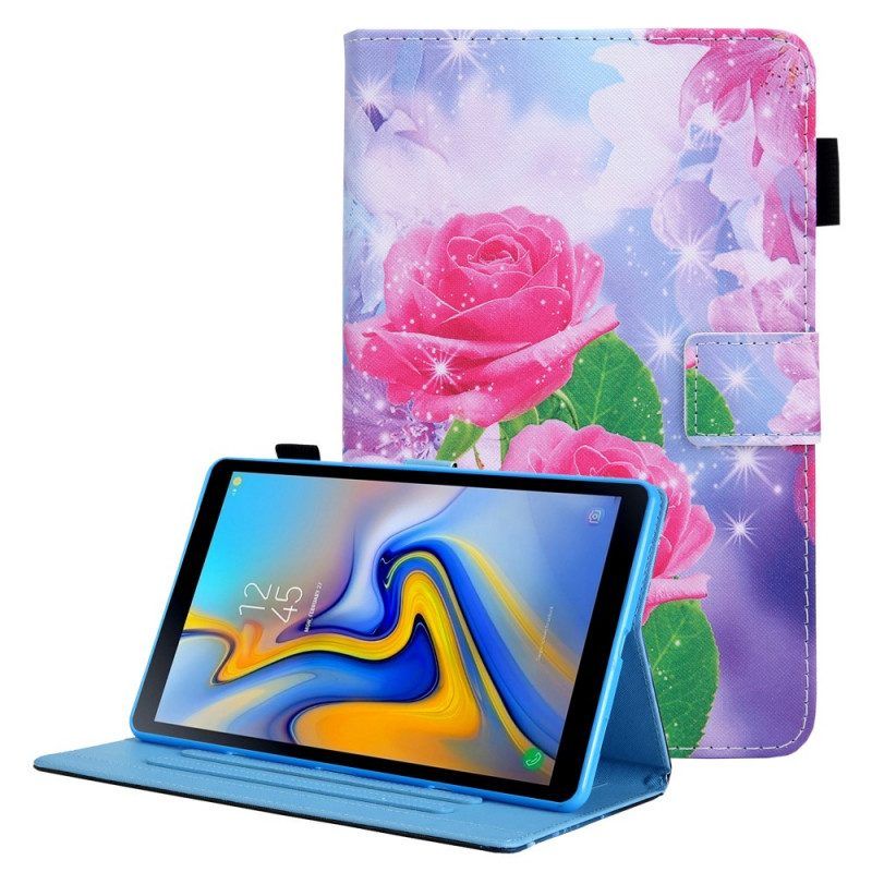 Folio-hoesje voor Samsung Galaxy Tab A8 (2021) Droom Bloemen