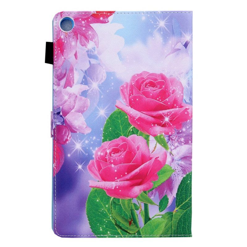 Folio-hoesje voor Samsung Galaxy Tab A8 (2021) Droom Bloemen