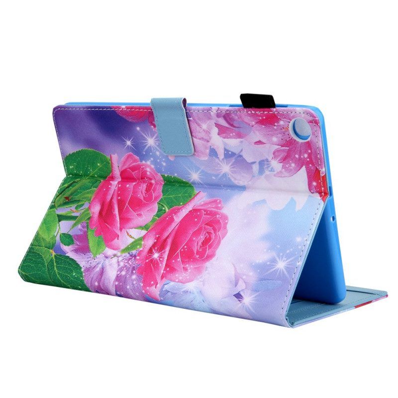 Folio-hoesje voor Samsung Galaxy Tab A8 (2021) Droom Bloemen