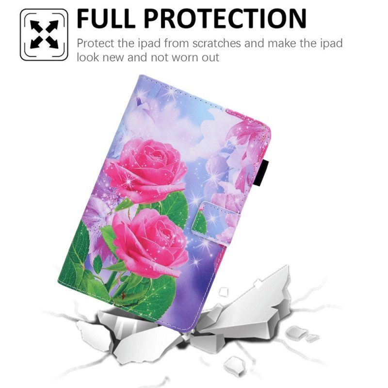 Folio-hoesje voor Samsung Galaxy Tab A8 (2021) Droom Bloemen