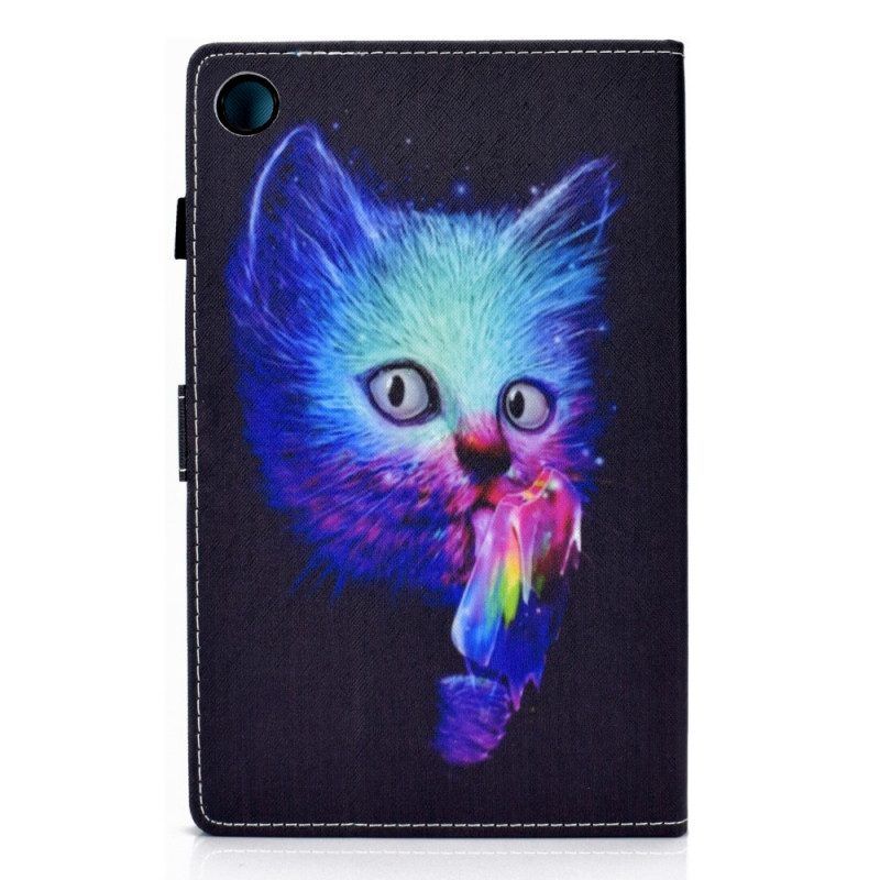 Folio-hoesje voor Samsung Galaxy Tab A8 (2021) Psycho Kat