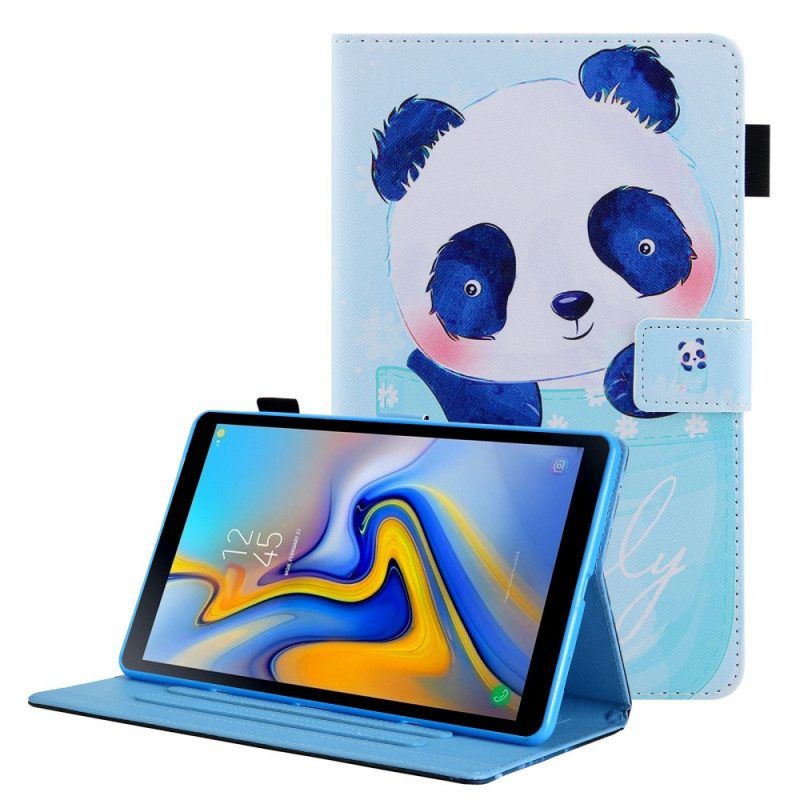 Folio-hoesje voor Samsung Galaxy Tab A8 (2021) Schattige Panda