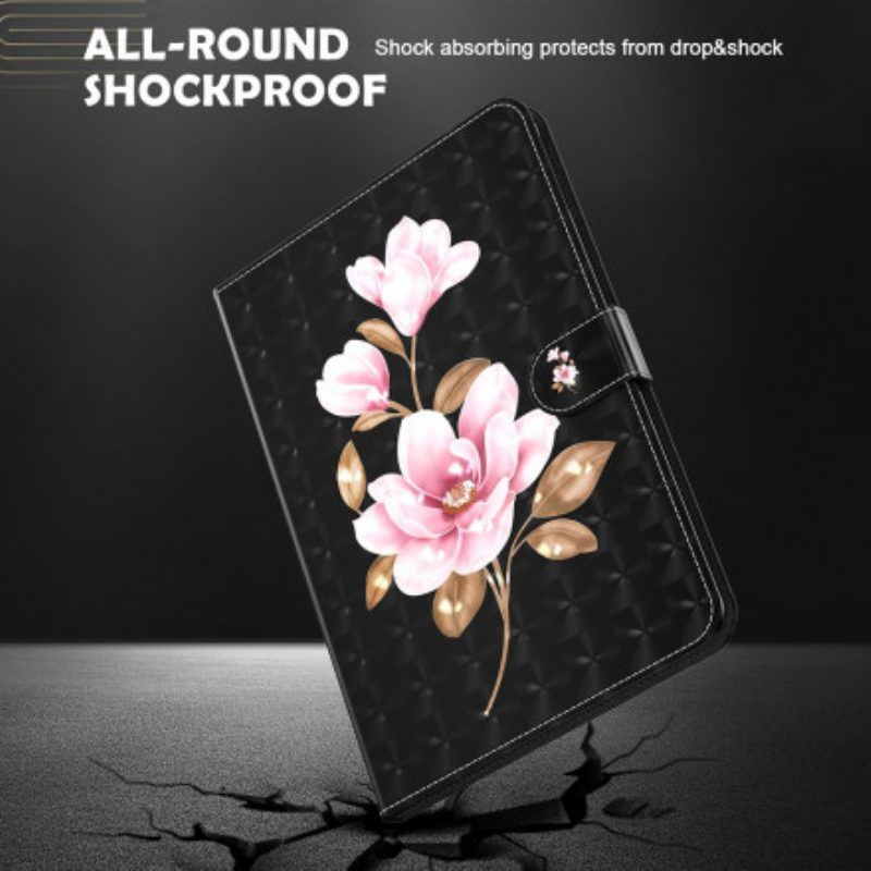 Folio-hoesje voor Samsung Galaxy Tab S8 / Tab S7 Faux Lederen Boom Bloemen