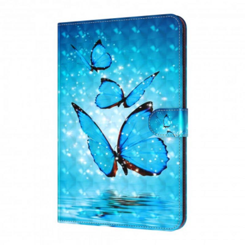 Folio-hoesje voor Samsung Galaxy Tab S8 / Tab S7 Faux Lederen Vlinders