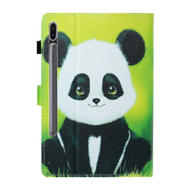 Folio-hoesje voor Samsung Galaxy Tab S8 / Tab S7 Leuke Panda