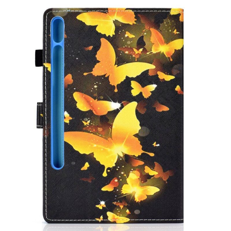 Folio-hoesje voor Samsung Galaxy Tab S8 / Tab S7 Unieke Vlinders