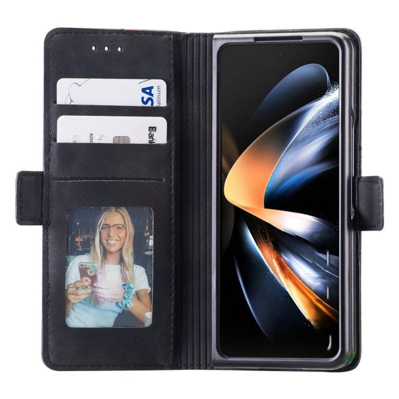 Folio-hoesje voor Samsung Galaxy Z Fold 4 Casedance Serie Waltz 001