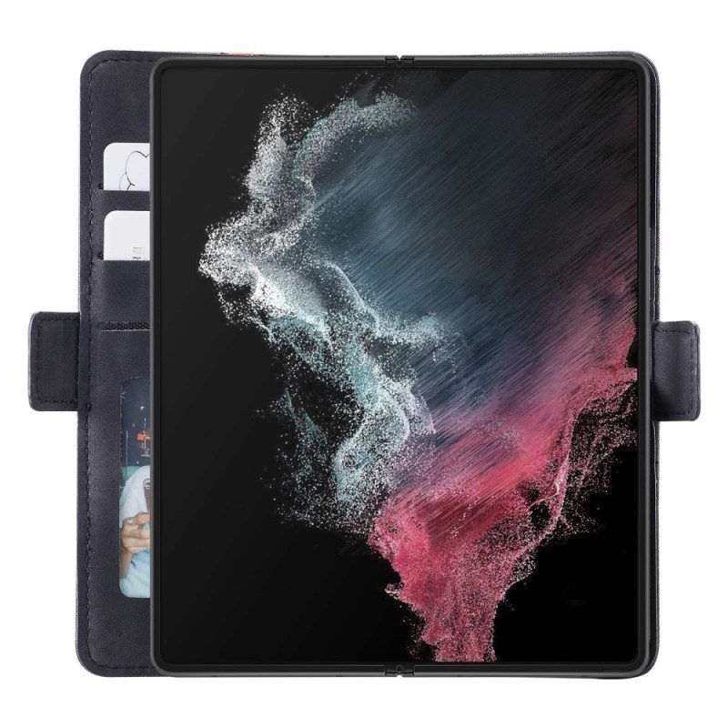 Folio-hoesje voor Samsung Galaxy Z Fold 4 Casedance Serie Waltz 001