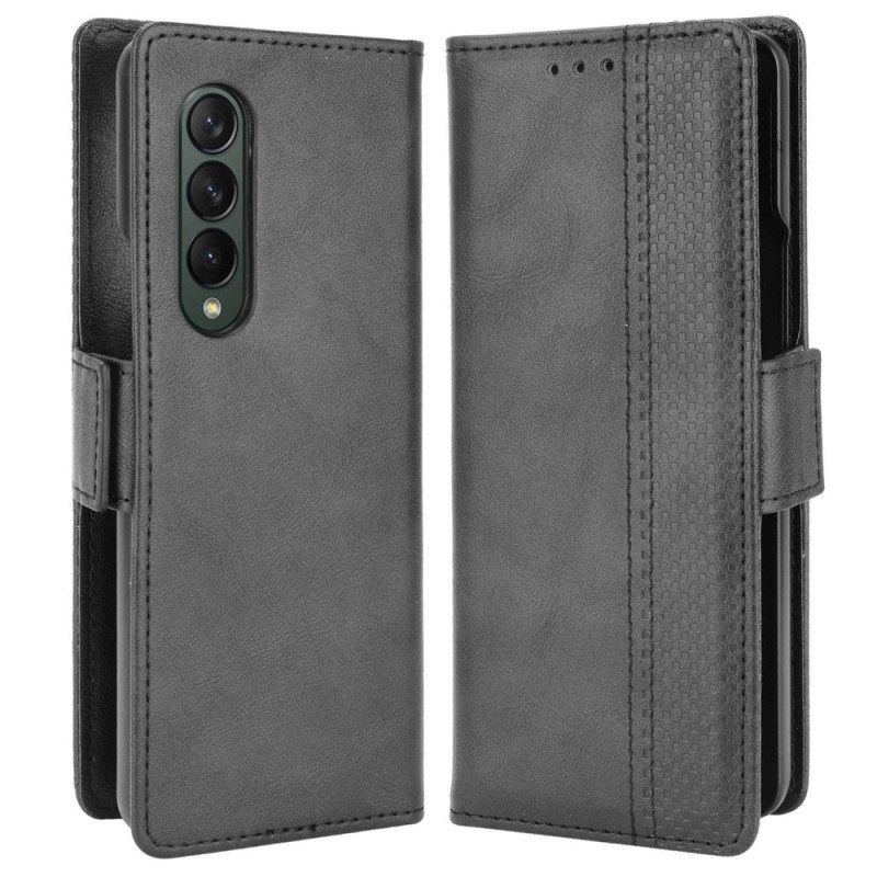 Folio-hoesje voor Samsung Galaxy Z Fold 4 Retro Mozaïek