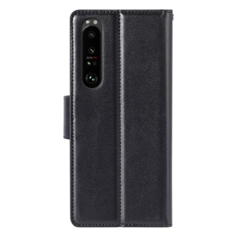 Folio-hoesje voor Sony Xperia 5 IV Hanman Leereffect