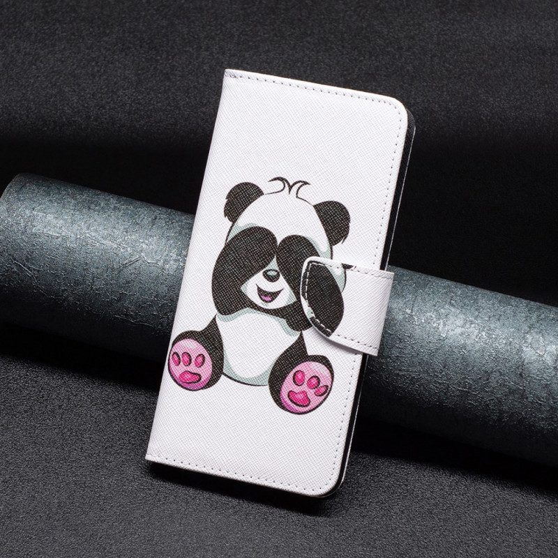 Folio-hoesje voor Xiaomi 12 / 12X Panda-plezier