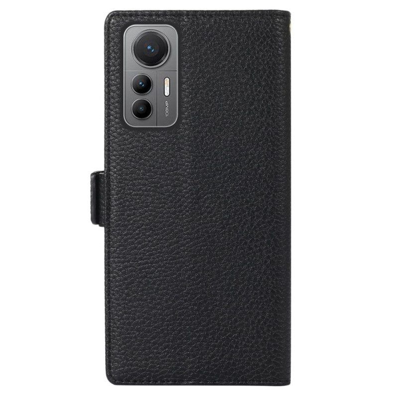 Folio-hoesje voor Xiaomi 12 Lite Portemonnee Leren Afneembare Portemonnee En Lanyard