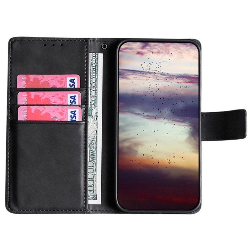 Folio-hoesje voor Xiaomi 12T / 12T Pro Skin-touch-krokodil