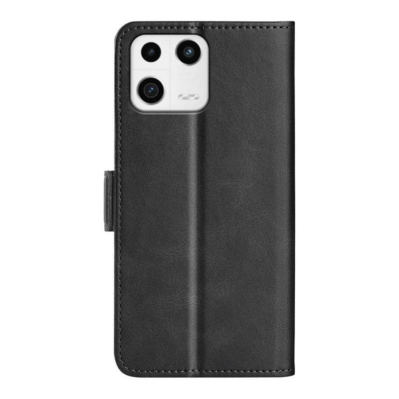 Folio-hoesje voor Xiaomi 13 Dubbele Sluiting