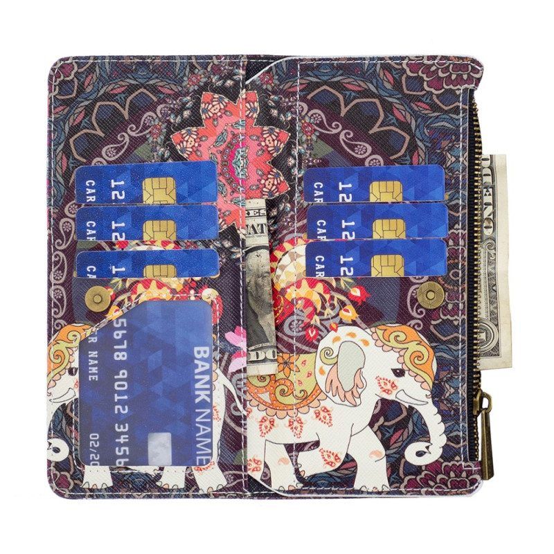 Folio-hoesje voor Xiaomi 13 Lite Portemonnee Olifant Portemonnee