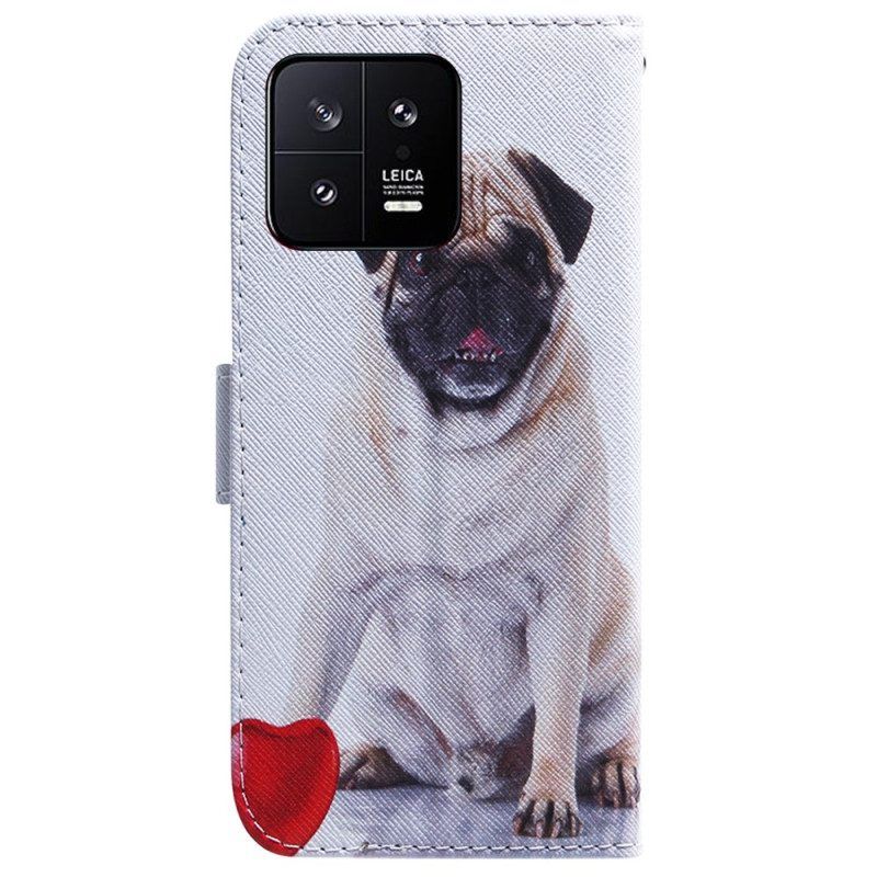 Folio-hoesje voor Xiaomi 13 Mops Hond