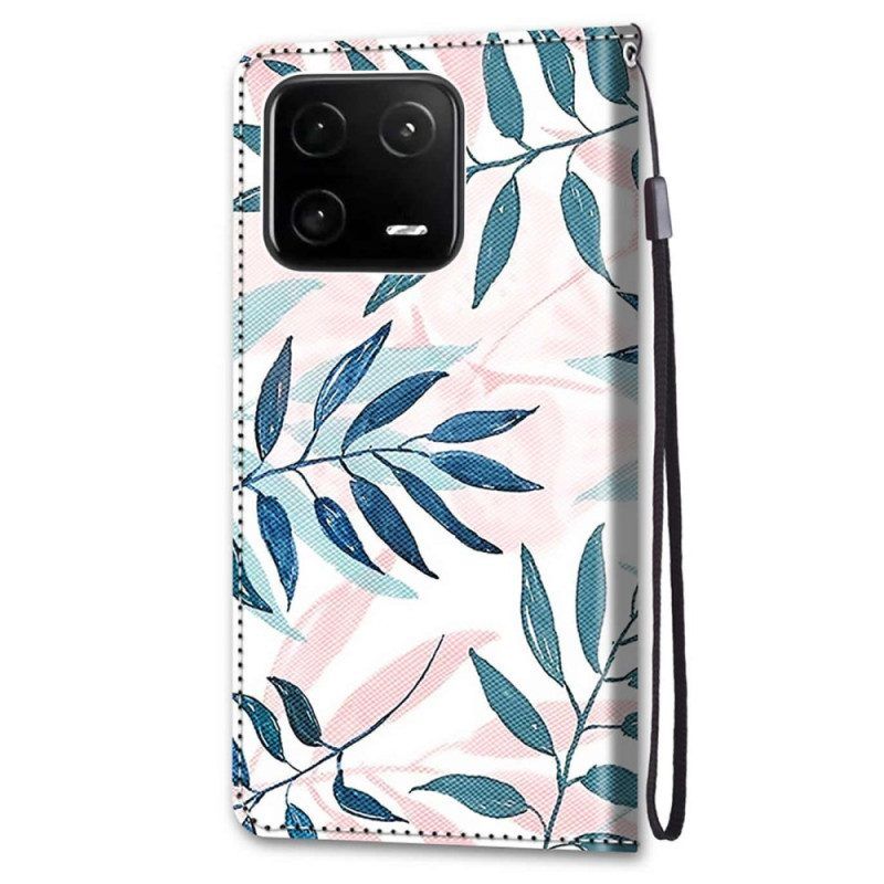 Folio-hoesje voor Xiaomi 13 Pro Grafisch Met Lanyard