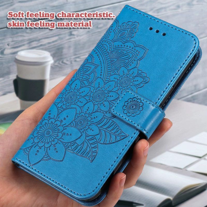 Folio-hoesje voor Xiaomi 13 Pro Met Ketting Strakke Mandala