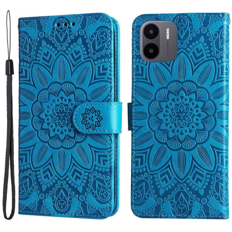 Folio-hoesje voor Xiaomi Redmi A1 Mandala-patroon