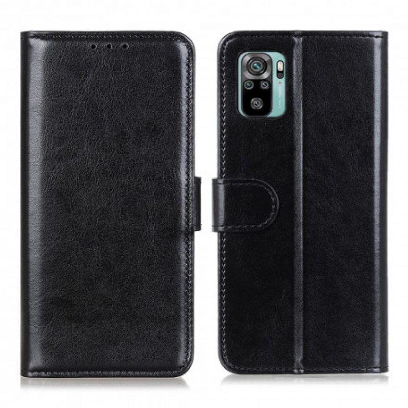 Folio-hoesje voor Xiaomi Redmi Note 10 / 10S Finesse Van Kunstleer