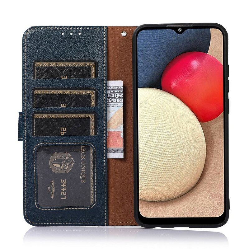 Folio-hoesje voor Xiaomi Redmi Note 10 / 10S Lychee-stijl Rfid Khazneh