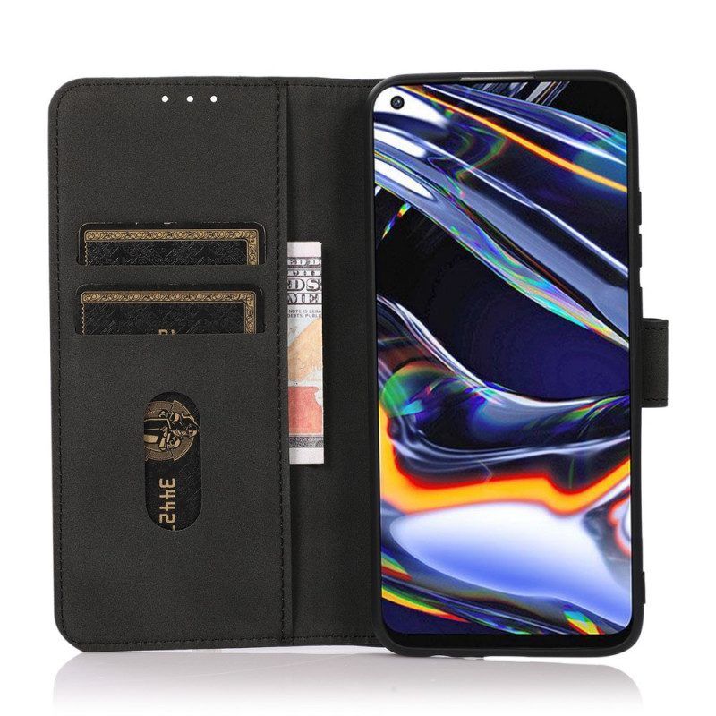 Folio-hoesje voor Xiaomi Redmi Note 11 / 11S Khazneh Modieus Leereffect