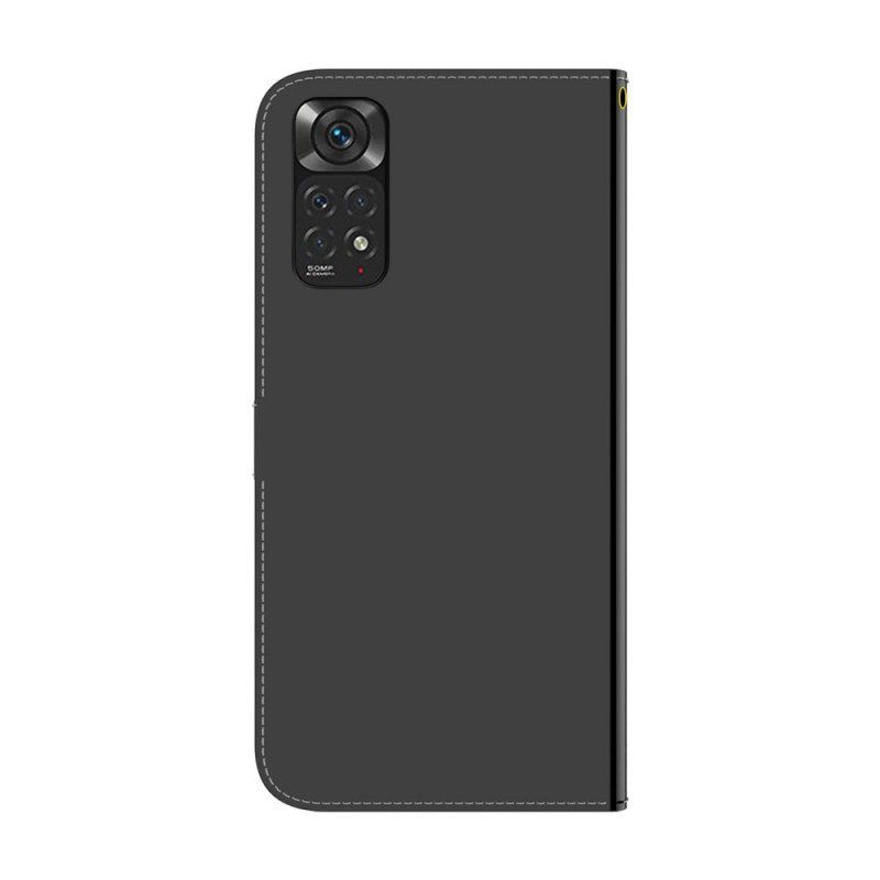 Folio-hoesje voor Xiaomi Redmi Note 11 / 11S Spiegelhoes Van Imitatieleer