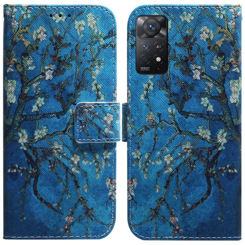 Folio-hoesje voor Xiaomi Redmi Note 11 Pro / 11 Pro 5G Bloeiende Boomtak