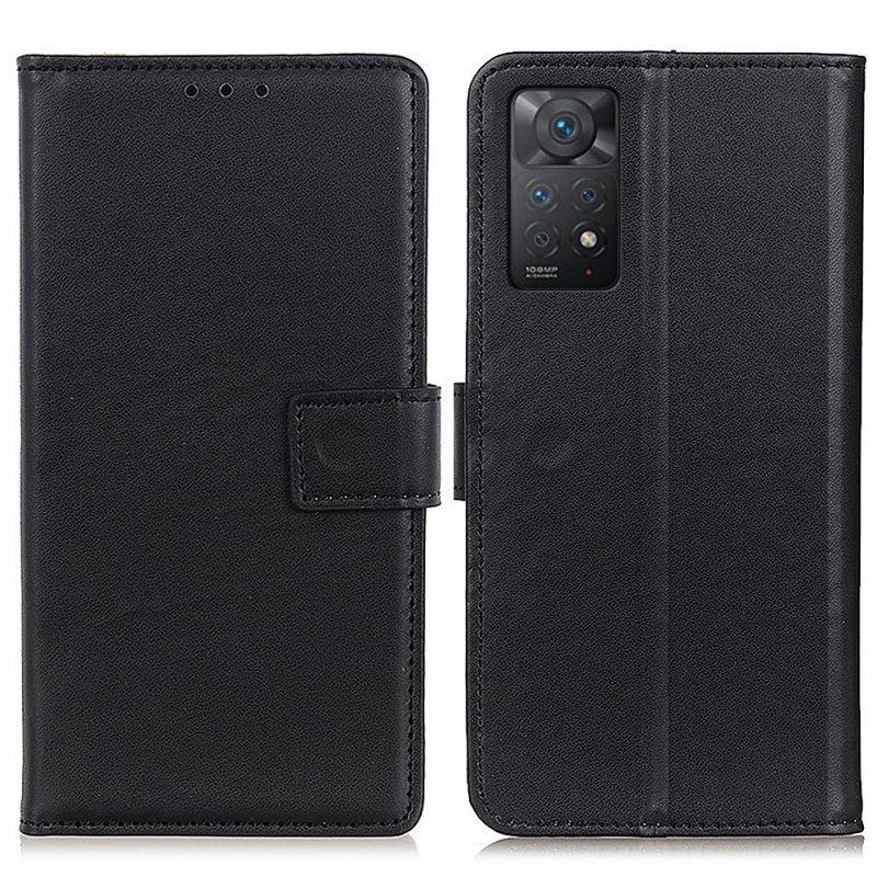 Folio-hoesje voor Xiaomi Redmi Note 11 Pro / 11 Pro 5G Effen Kunstleer