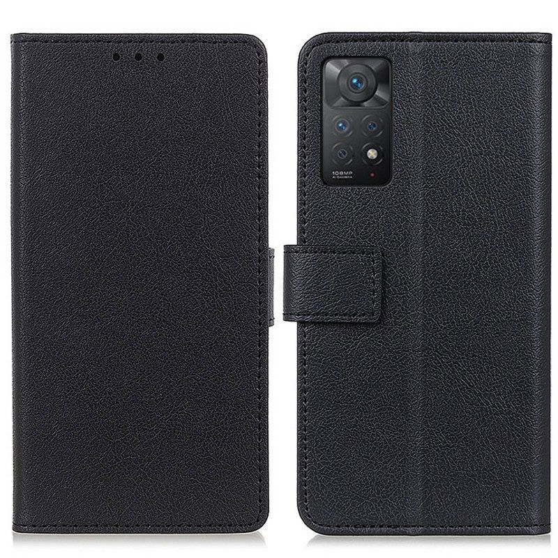 Folio-hoesje voor Xiaomi Redmi Note 11 Pro / 11 Pro 5G Klassieke Lederen Stijl