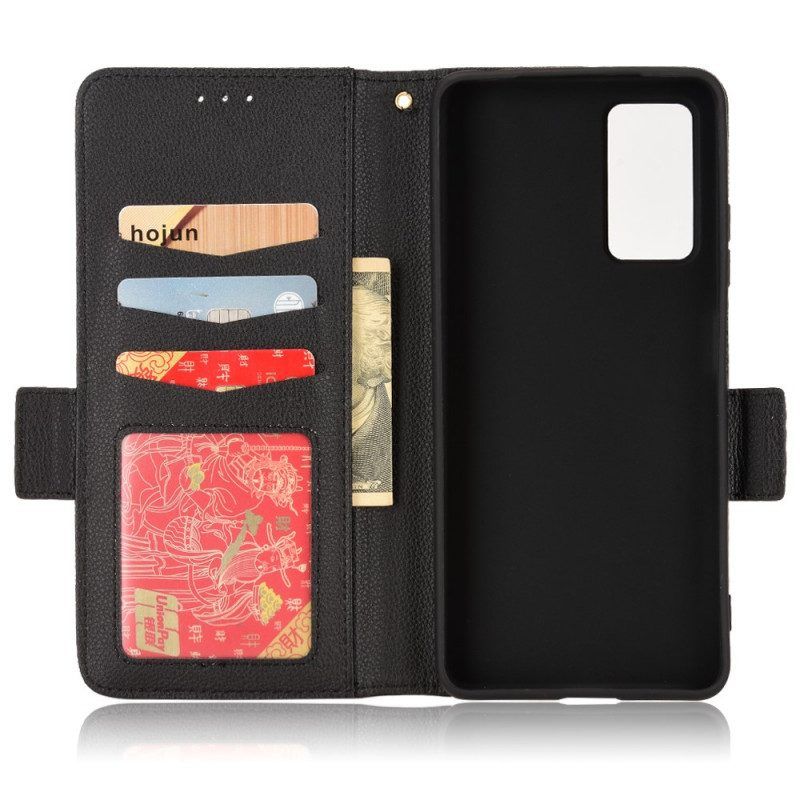 Folio-hoesje voor Xiaomi Redmi Note 11 Pro / 11 Pro 5G Lychee Kunstleer