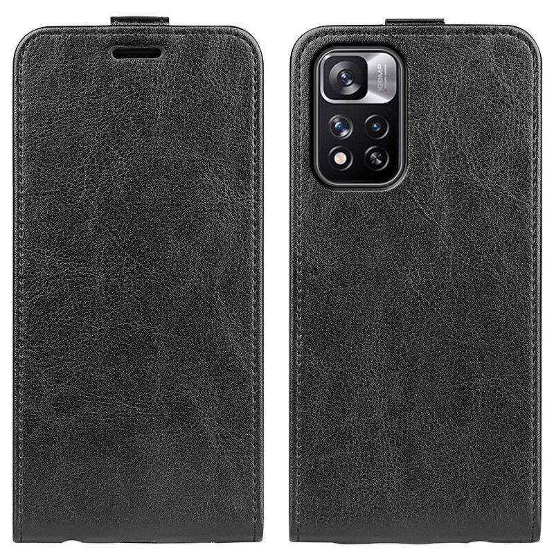 Folio-hoesje voor Xiaomi Redmi Note 11 Pro Plus 5G Flip Case Verticale Flap Leer Effect