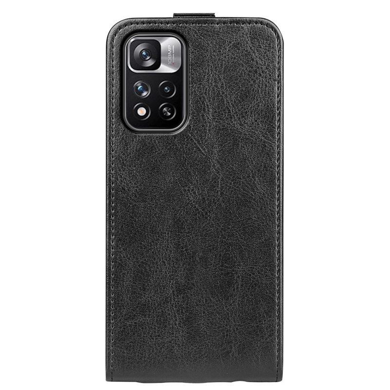 Folio-hoesje voor Xiaomi Redmi Note 11 Pro Plus 5G Flip Case Verticale Flap Leer Effect