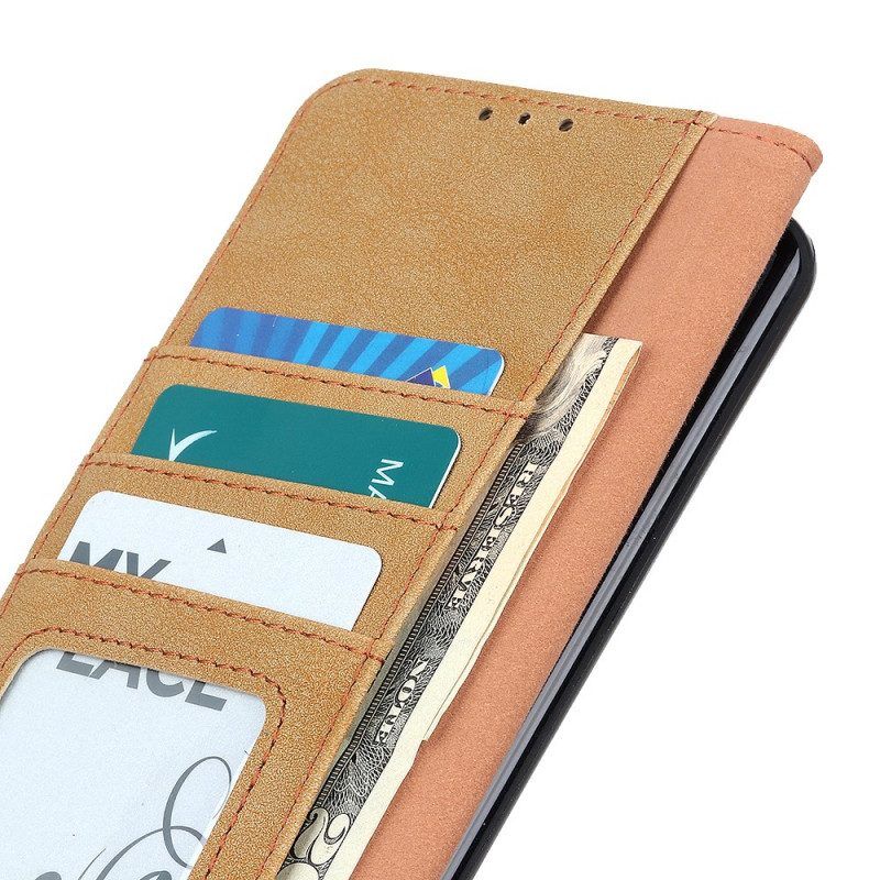 Folio-hoesje voor Xiaomi Redmi Note 11 Pro Plus 5G Khazneh Retro Splitleer