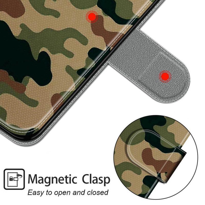 Folio-hoesje voor Xiaomi Redmi Note 11 Pro Plus 5G Militaire Camouflage