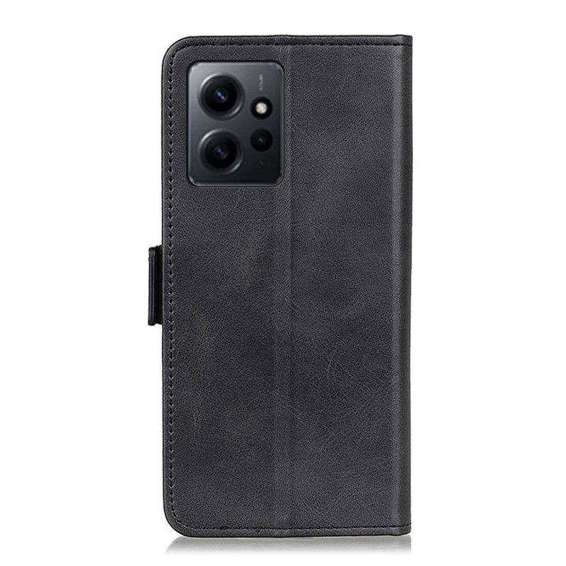 Folio-hoesje voor Xiaomi Redmi Note 12 4G Dubbele Sluiting