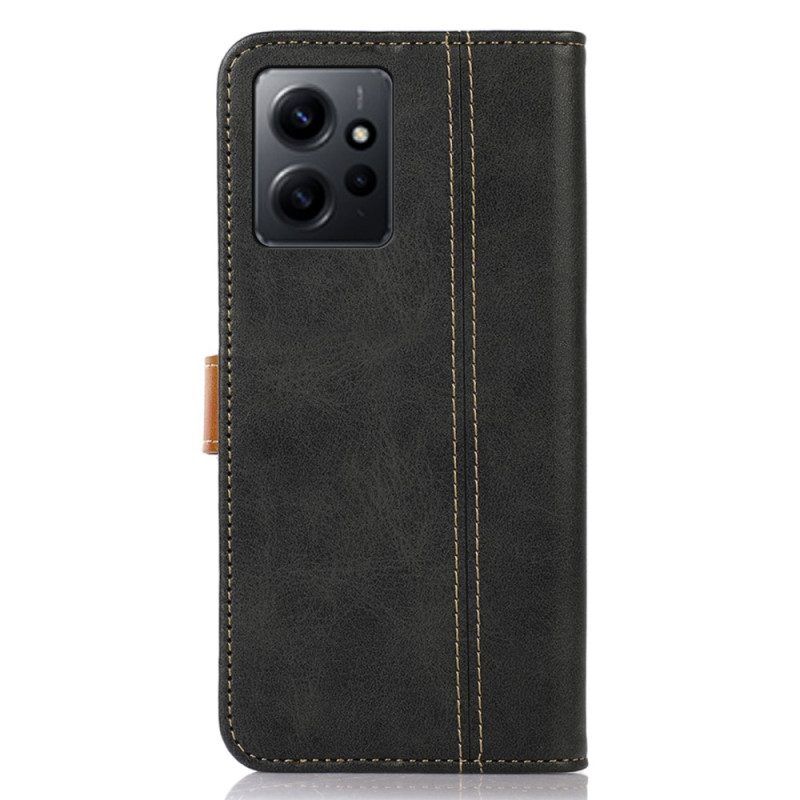 Folio-hoesje voor Xiaomi Redmi Note 12 4G Geweven Band