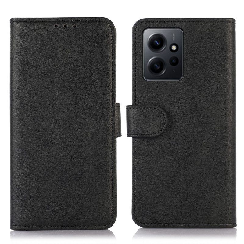 Folio-hoesje voor Xiaomi Redmi Note 12 4G Leer-effect