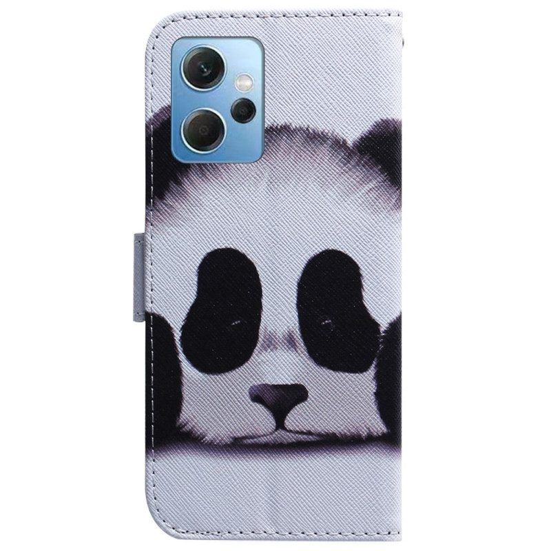 Folio-hoesje voor Xiaomi Redmi Note 12 4G Panda